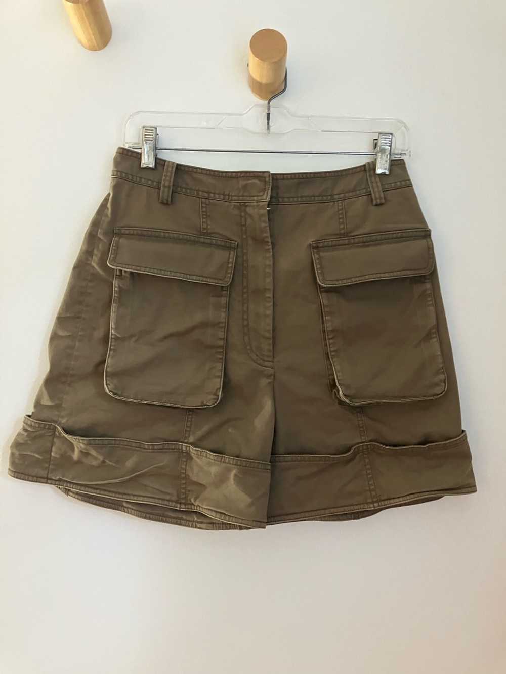 Tibi Miryam Twill Shorts